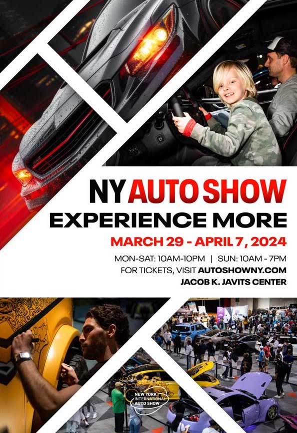 2024年ニューヨーク国際自動車ショーのポスター