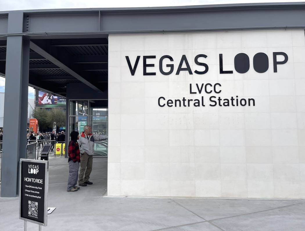 ラスベガスで運行されるLAS VEGAS LOOPのLVCCセントラルステーション