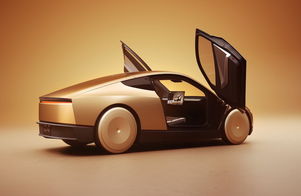 導入価格3万ドル以下とされるサイバーキャブは、1マイルあたり20セント程度の運行コストと試算されている（写真提供元：Tesla, Inc. ）