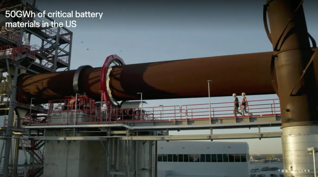 さらに、テキサスのリチウム精製工場も着実に進行中。