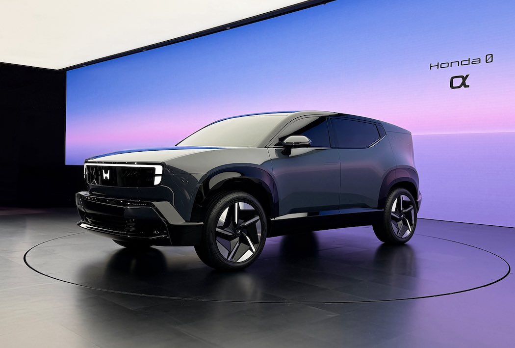 世界初公開となったHonda 0アルファ