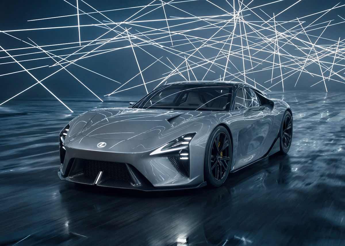 レクサスが発表したBEVスポーツカーのコンセプトモデル「レクサスLFAコンセプト」