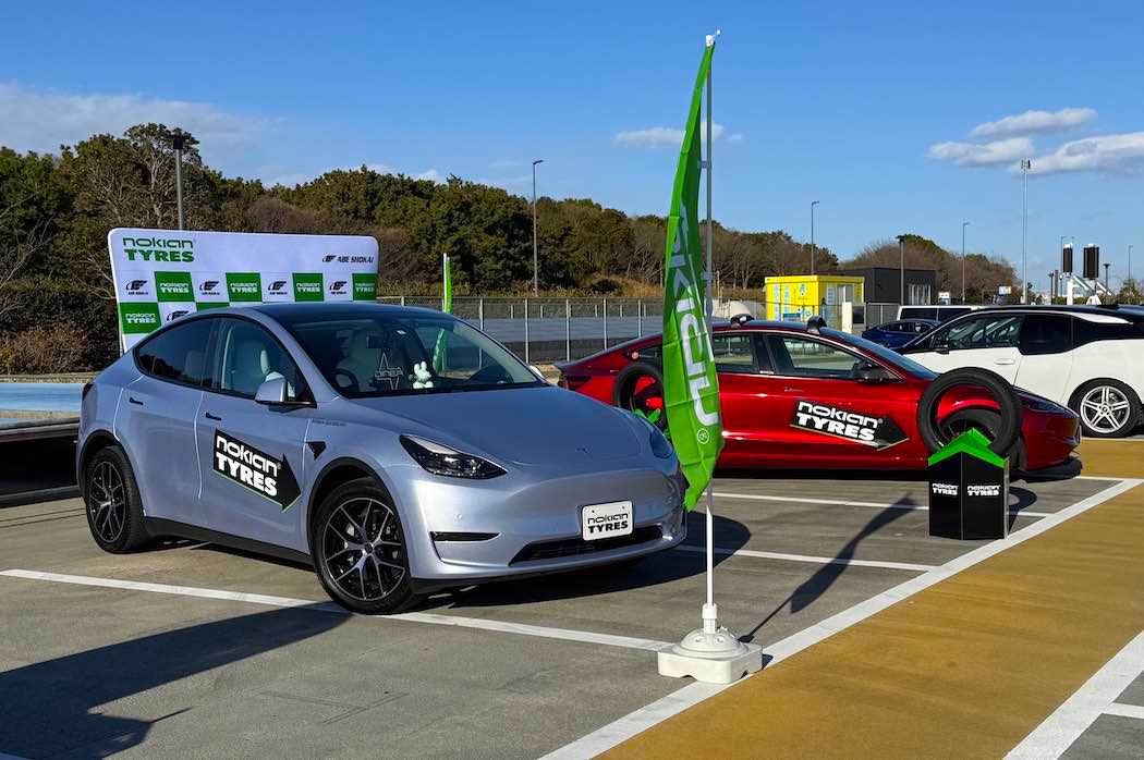 18社の企業・団体が参加。写真はフィンランドのタイヤメーカー「ノキアンタイア」