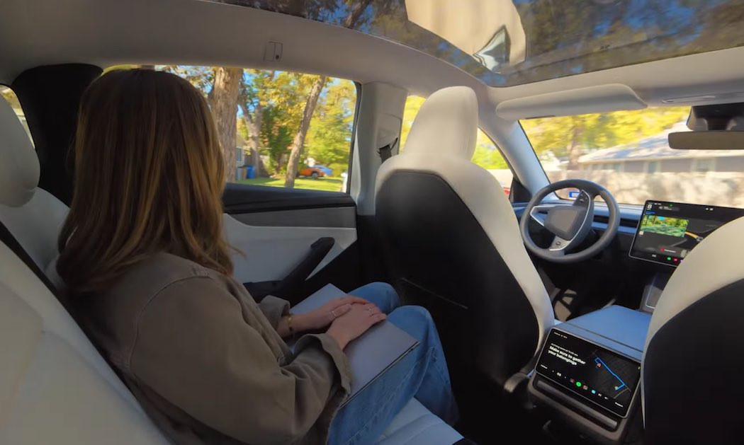 テスラのロボタクシーサービスは、他社よりも安価であることが判明(写真:テスラ公式HPより)