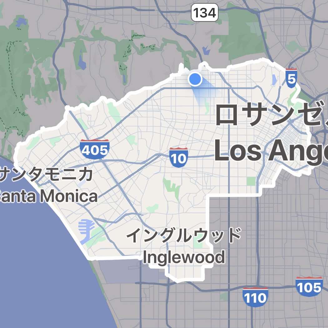 ウェイモのサービス対象エリア