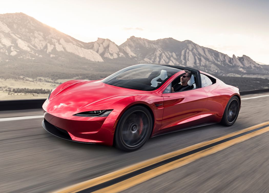 2020年発売が目指されたテスラのロードスター（写真提供元：Tesla, Inc.）