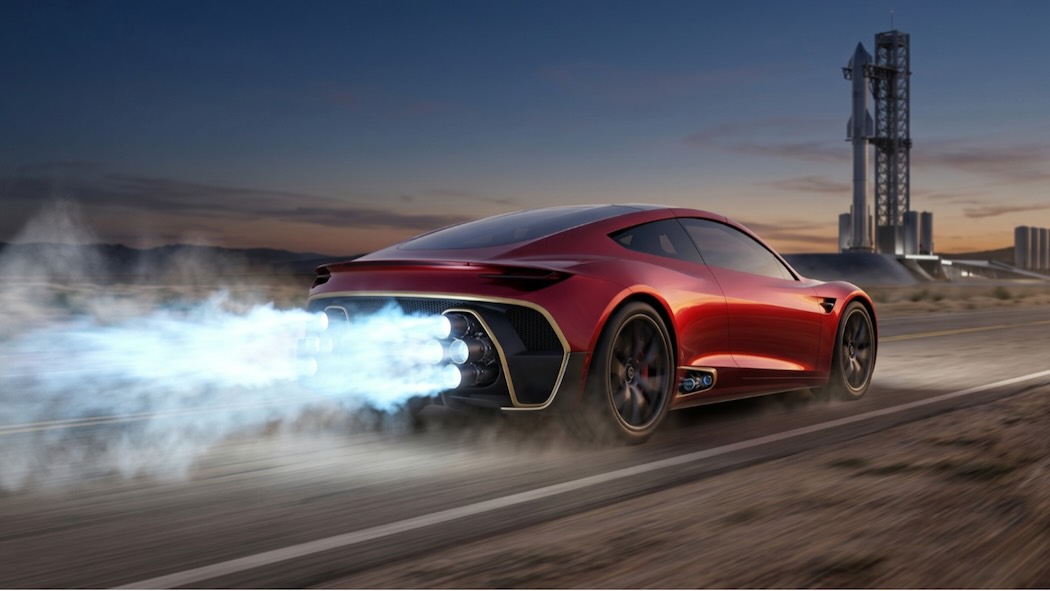 新型ロードスターは、もはやクルマではなくロケットかもしれない（画像：筆者が作成した新型ロードスターのイメージ）