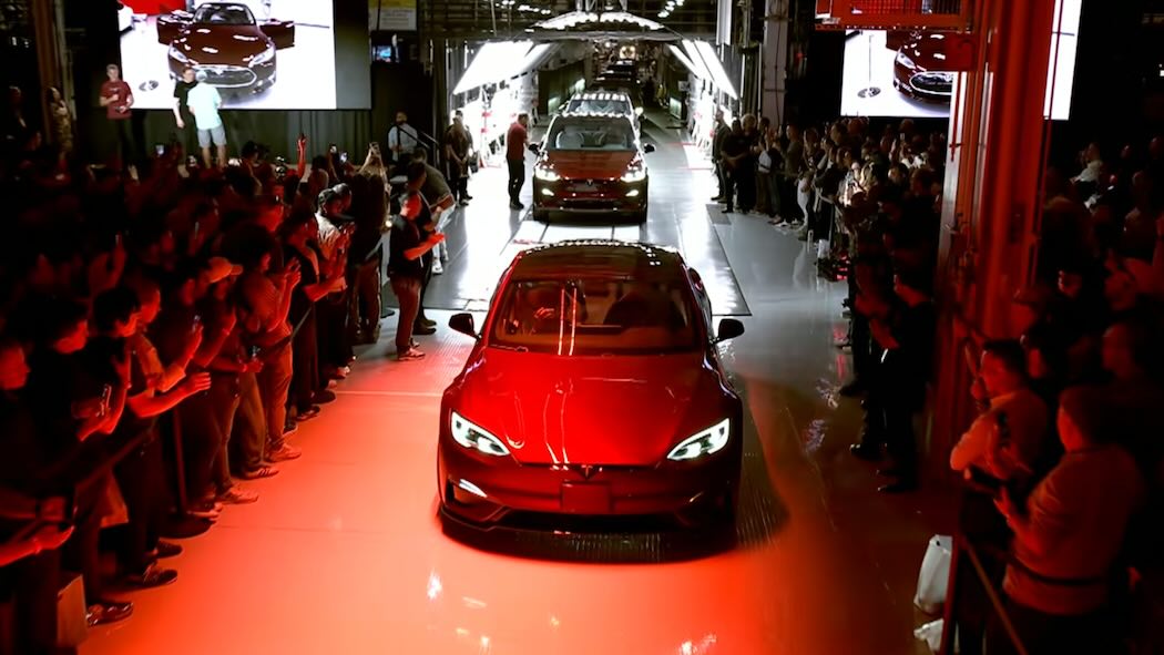 最後のモデルS・モデルXの引き渡しを記念して開催された「Signature Delivery Event」(クレジット:テスラ)