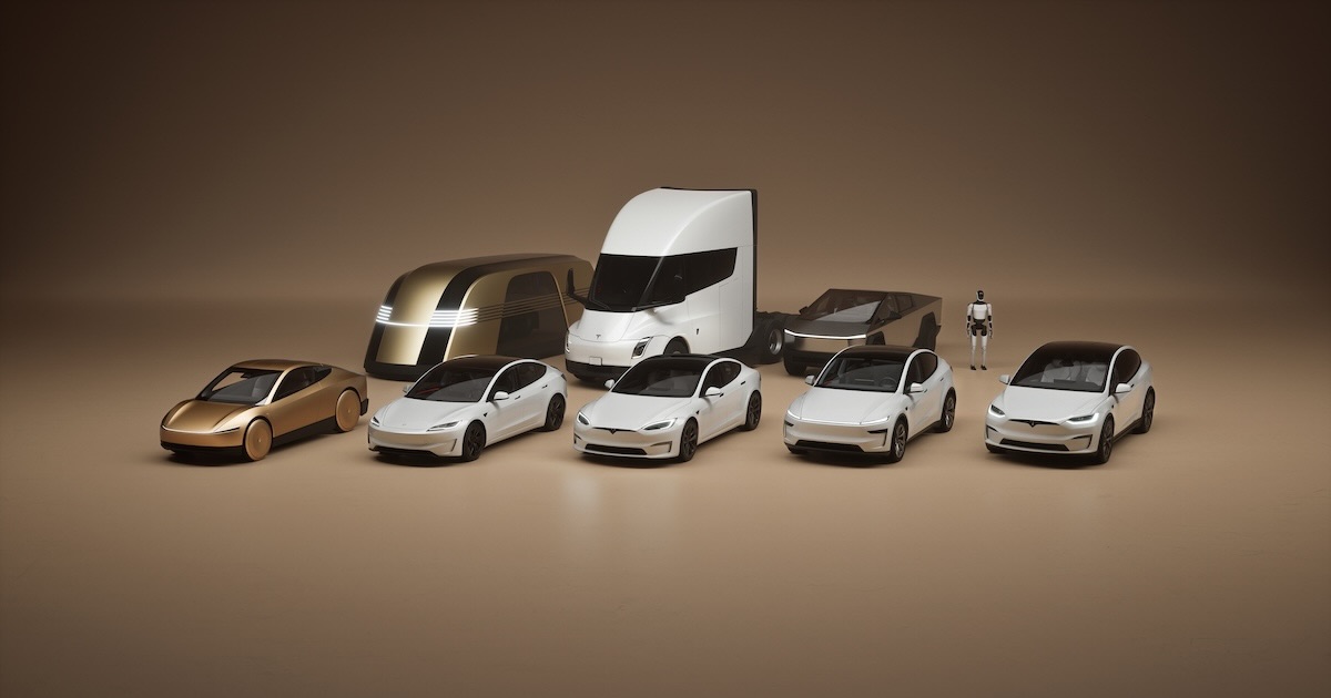 誰の目にも明らかな物理製品を取り扱うイーロン・マスク(写真提供元:Tesla, Inc. )