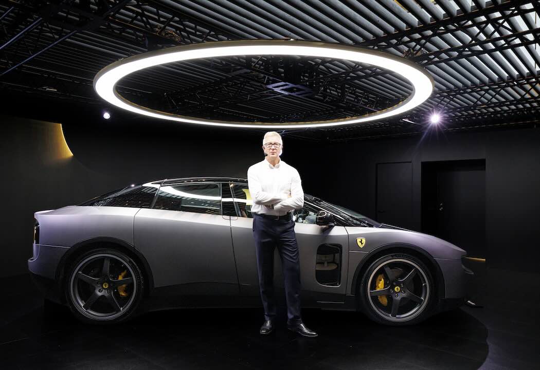 フェラーリ  グローバルマーケティング責任者のエマヌエーレ・カランド氏とルーチェ