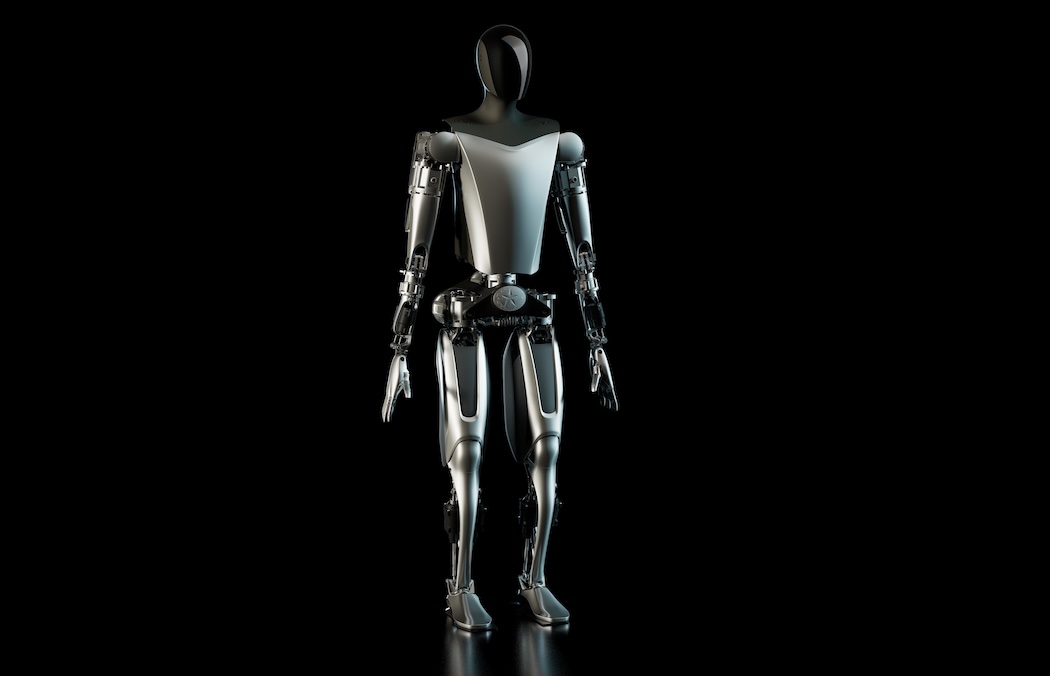 自社設計のAIチップを頭脳として搭載するテスラの人型ロボット「オプティマス」（写真提供元：Tesla, Inc.）